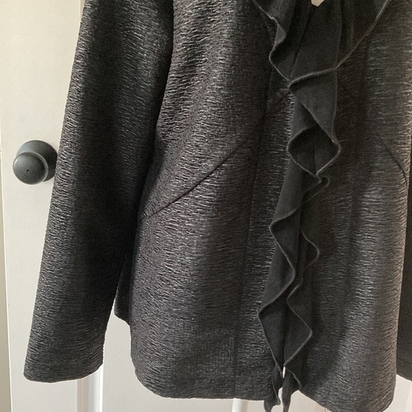 Chico’s large 12 blazer black - Picture 5 of 12